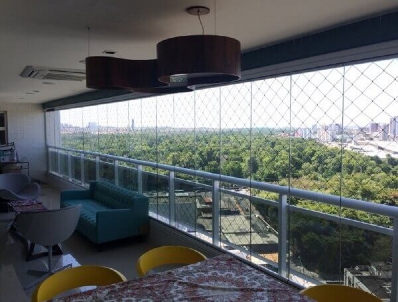 Cortinas de Vidro área Gourmet Mantenopolis - Cortina de Vidro Vila Velha