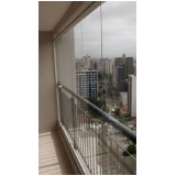 cortina para sacada de vidro preços Barra de São Francisco